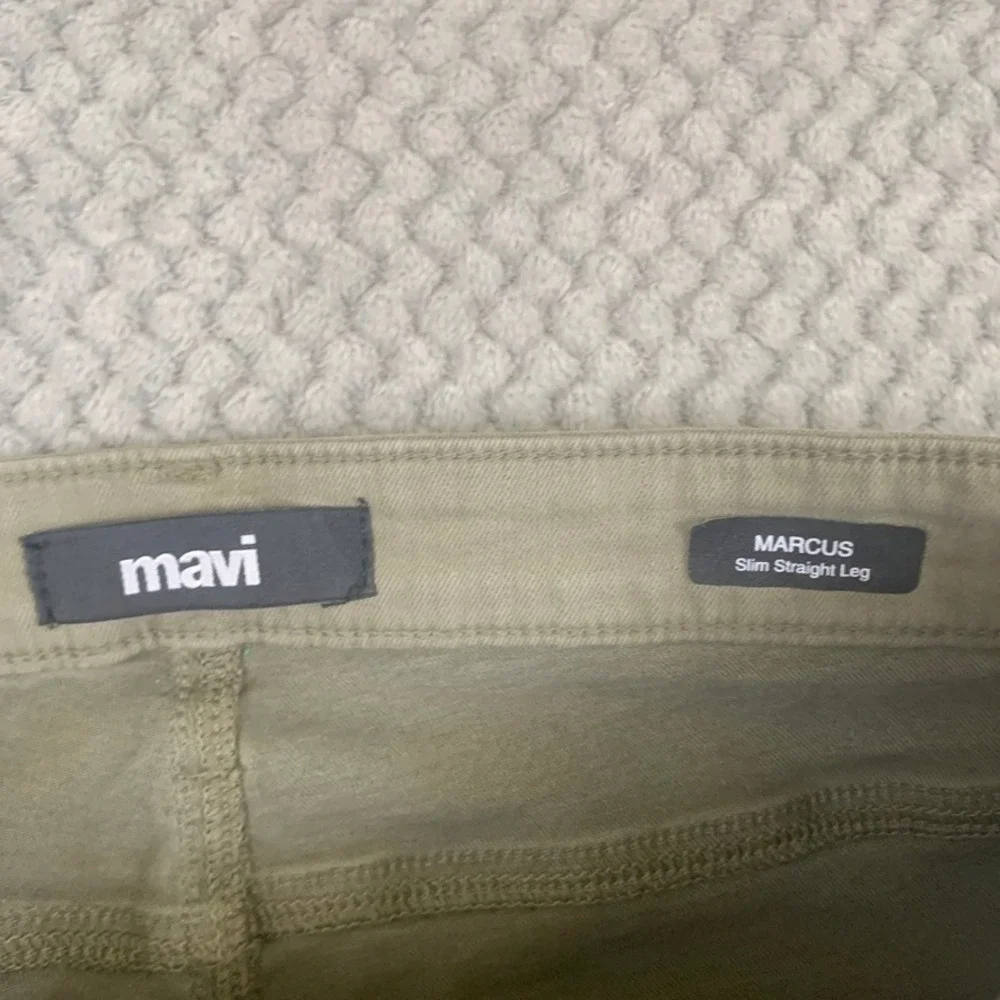 Mavi Marcus Slim Straight Leg Pants Mens 31x30 Olive Green Stretch Twill M00351